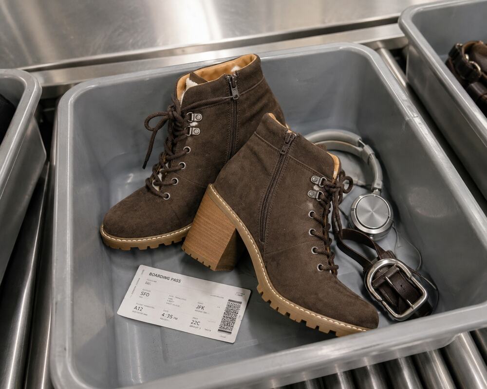 Target Brown Faux Suede Lace Up Hiker Combat Ankle Boots Chunky Heel
